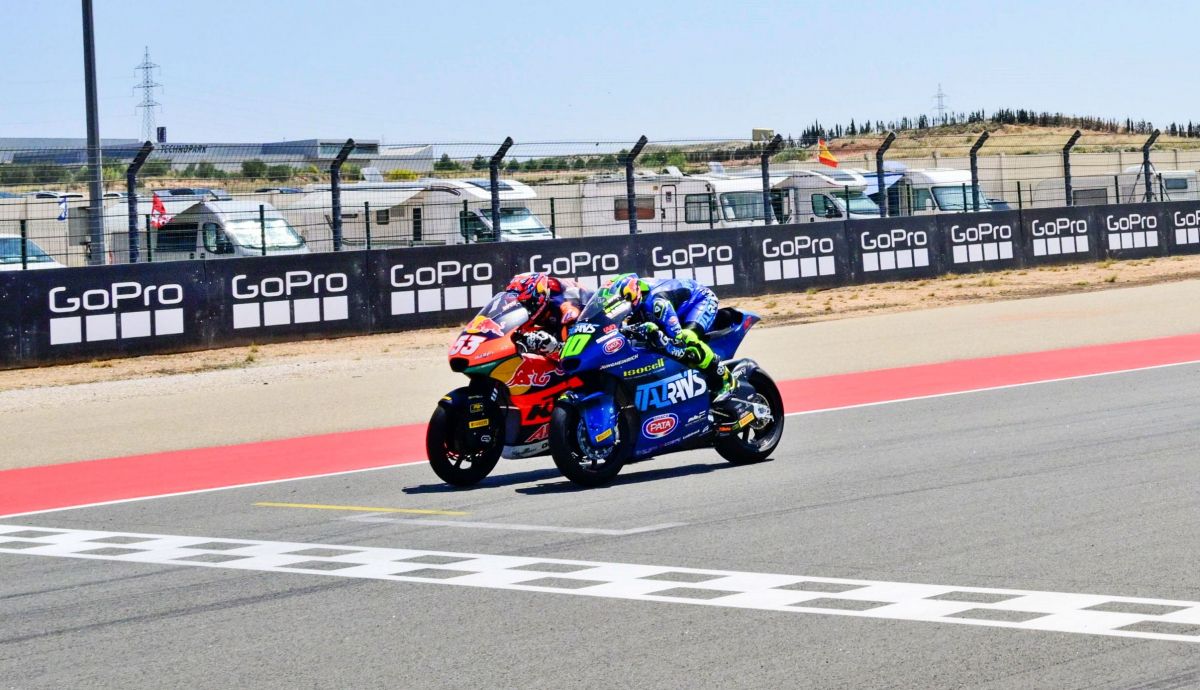 Deniz Oncu bate a Diogo Moreira por tres milésimas, Moto2 Aragón 2025