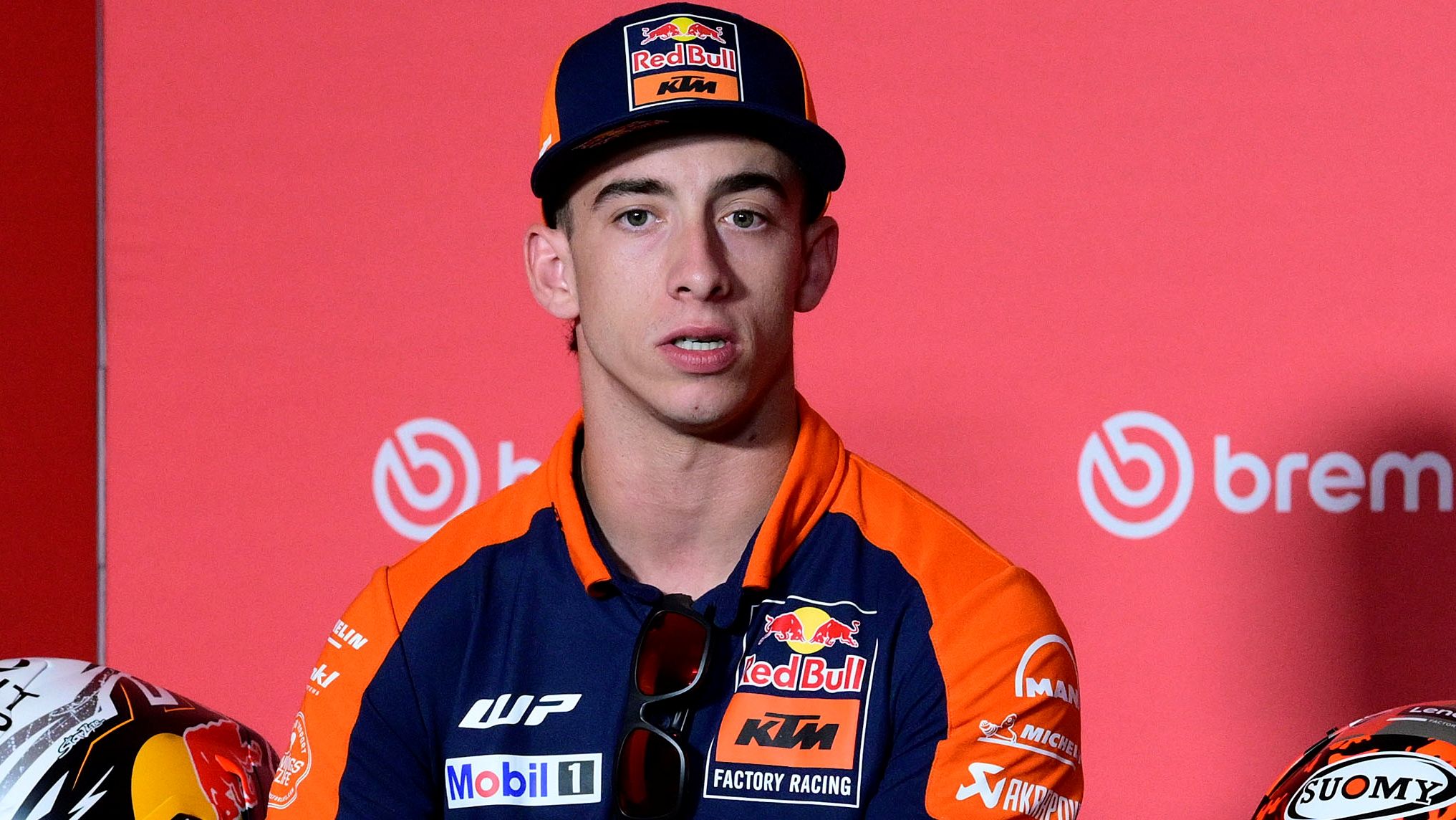 Pedro Acosta durante la rueda de prensa previa del Gran Premio de Italia de MotoGP 2025 en Mugello