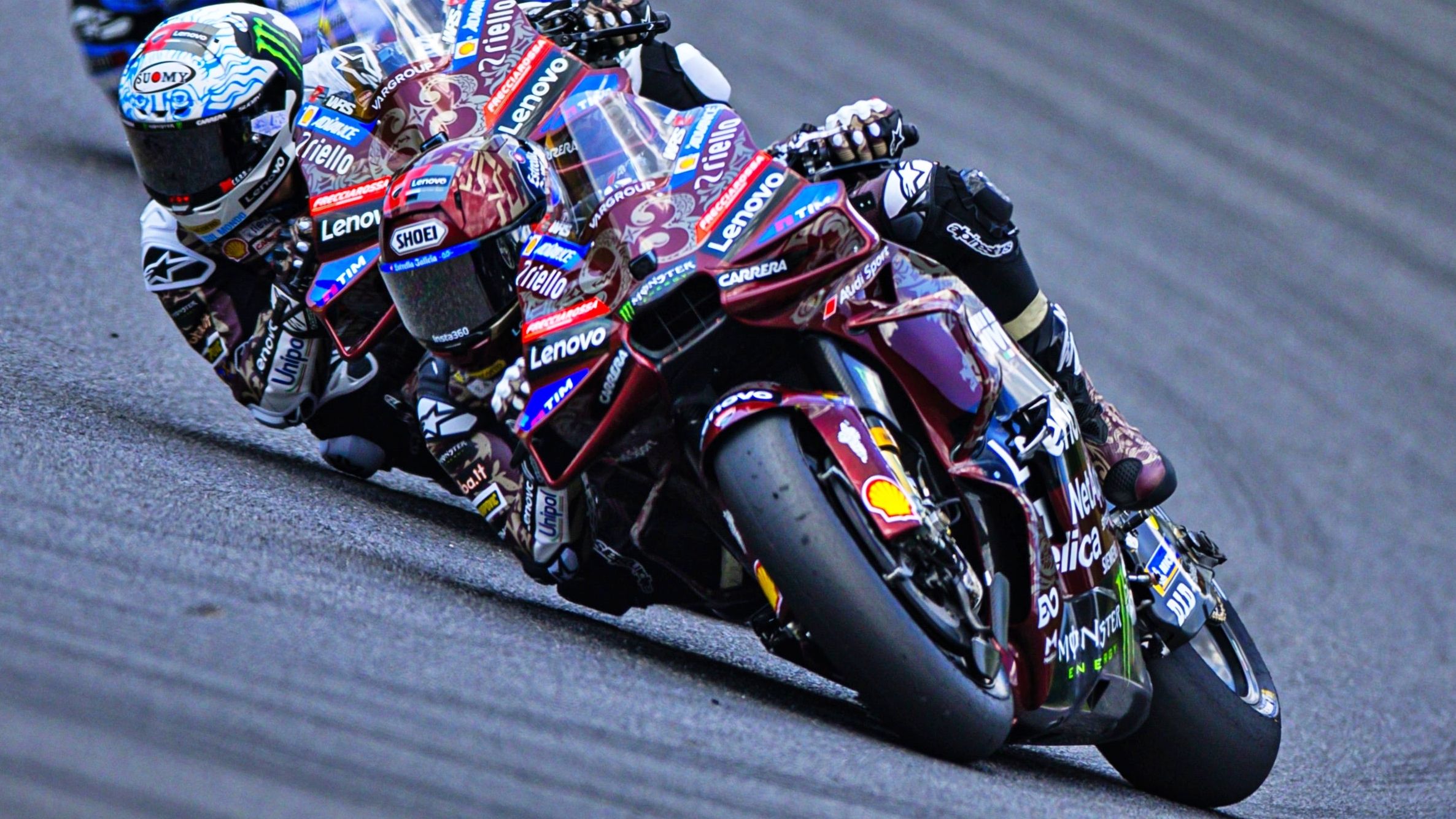 Marc Márquez en Mugello por delante de Pecco Bagnaia