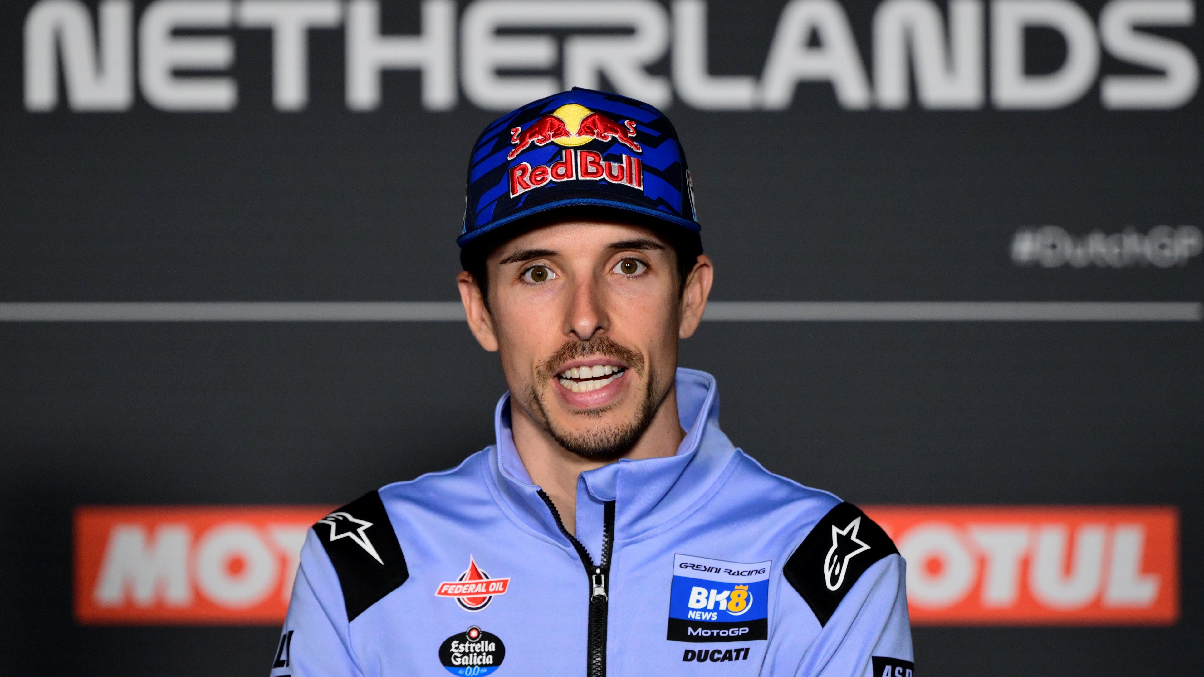 Alex Márquez en la rueda de prensa previa del GP de Países Bajos 2025 en Assen
