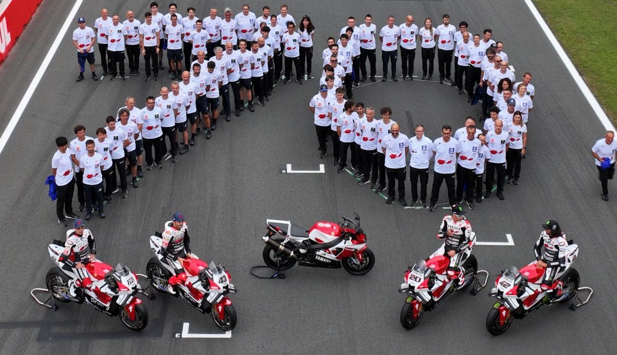 Yamaha conmemora su 70 aniversario en Assen