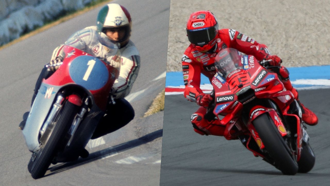 Giacomo Agostini y Marc Márquez