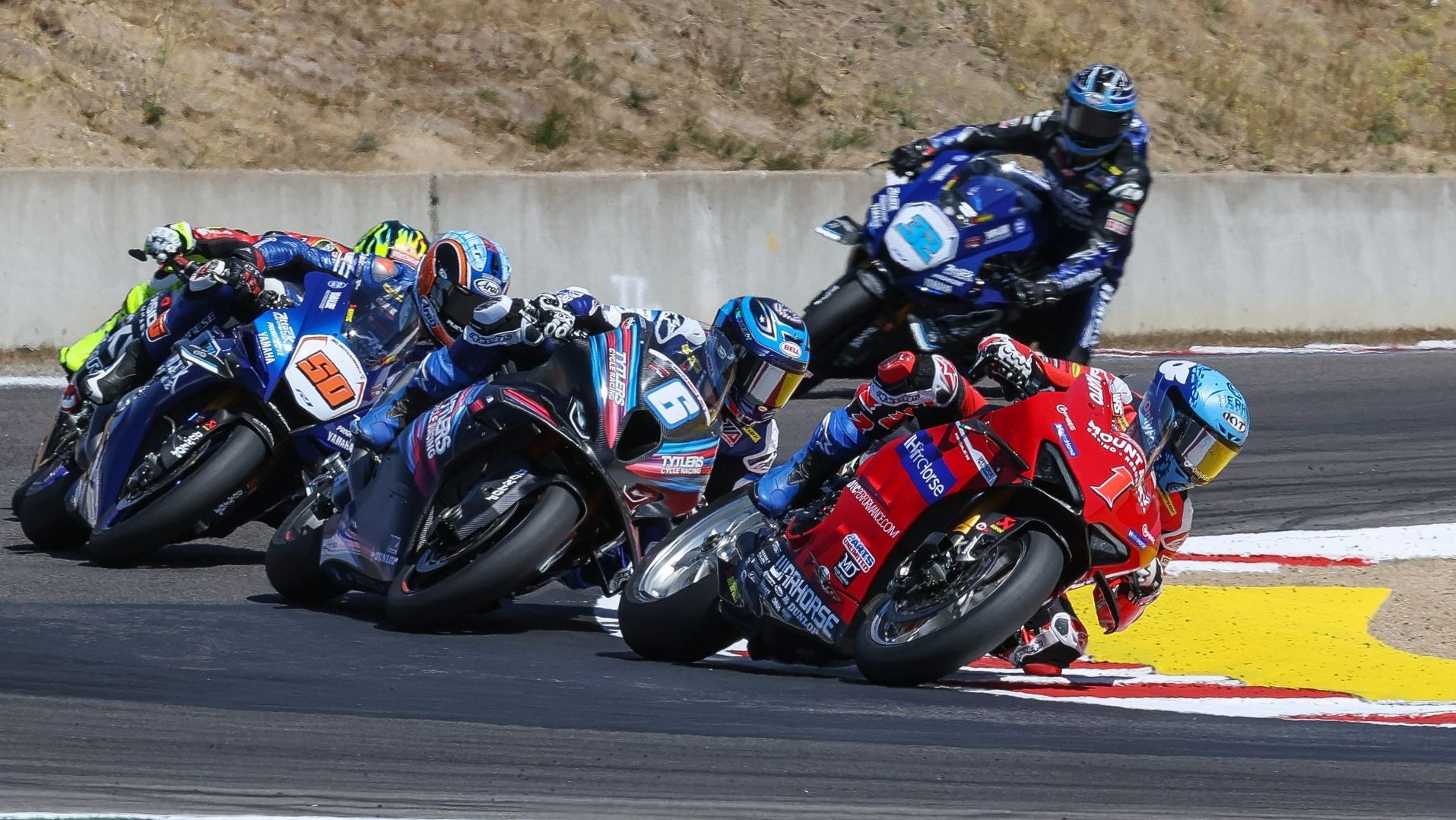 Josh Herrin, Cameron Beaubier y Bobby Fong han sido protagonistas en el paso del MotoAmerica 2025 por Laguna Seca