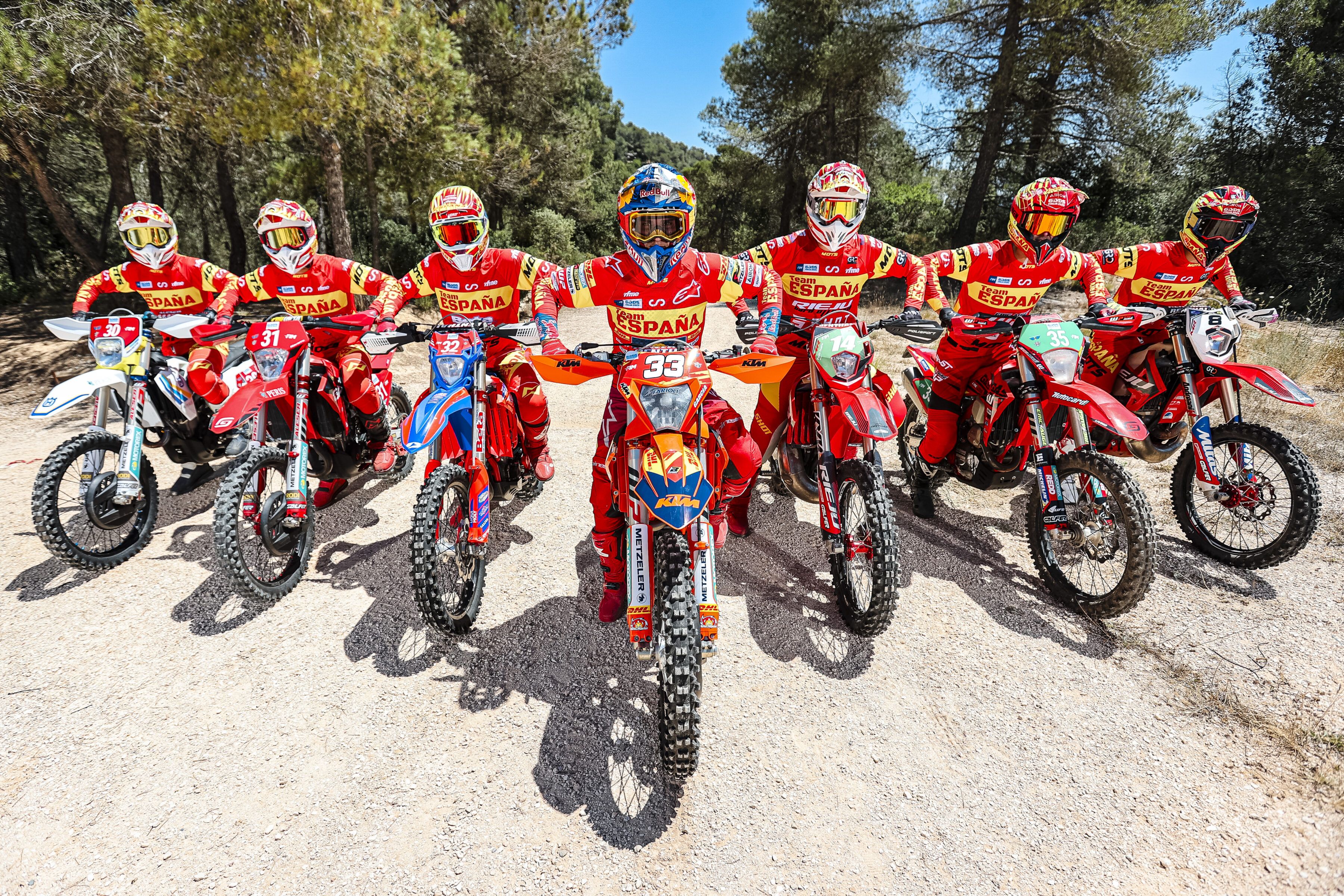 Equipos de España para los ISDE Italia 2025