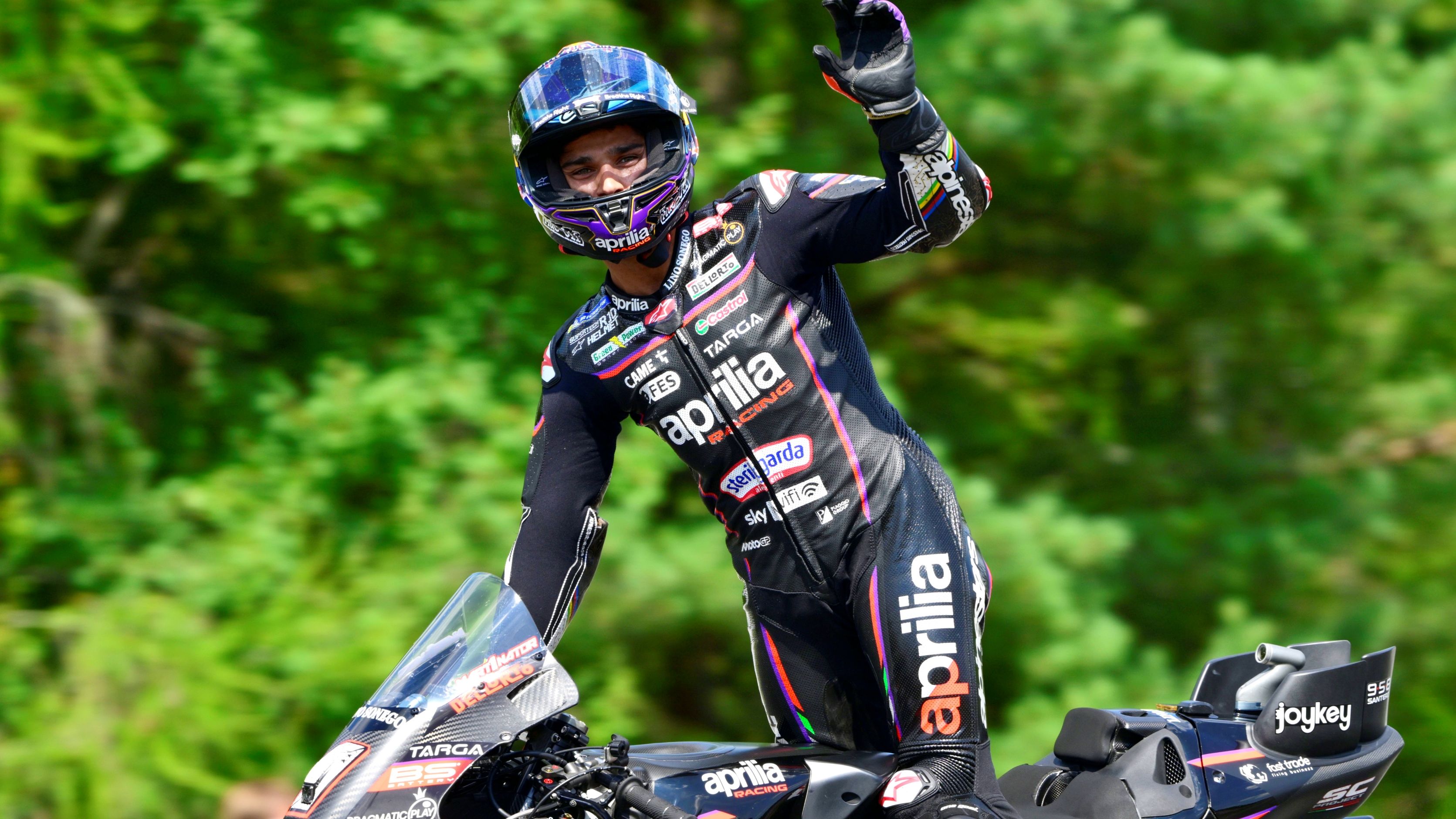 Jorge Martín feliz tras terminar séptimo en Brno