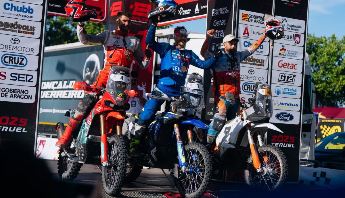 PODIO MOTOS BAJA ARAGON 2025