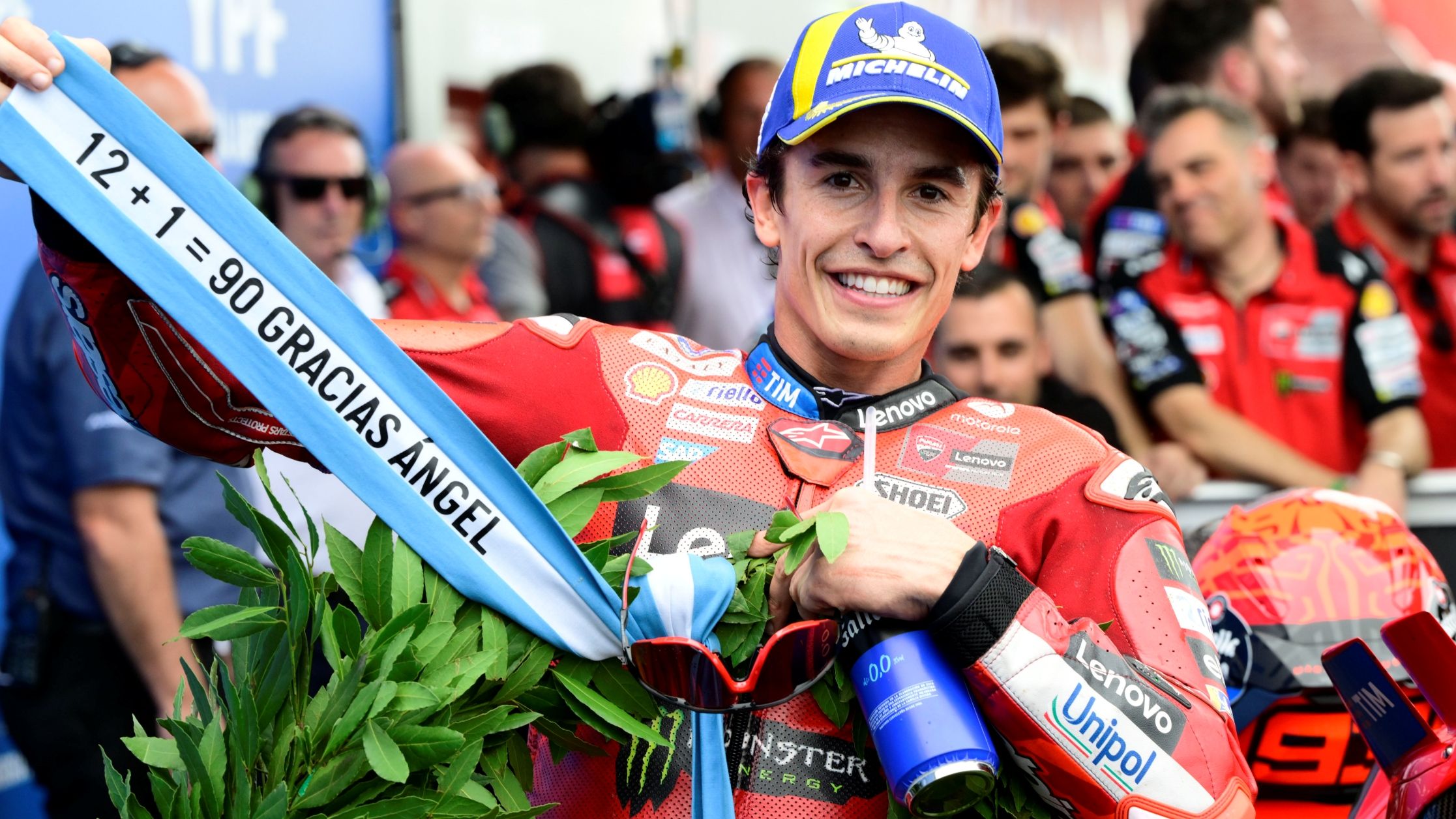 Marc Márquez te dedicó su victoria 90, Ángel