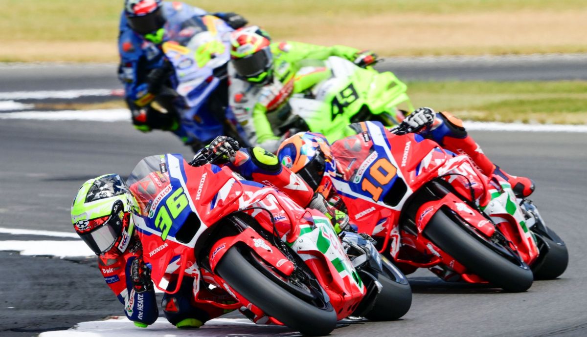 Joan Mir, Luca Marini, Fabio Di Giannantonio y Fermín Aldeguer en MotoGP