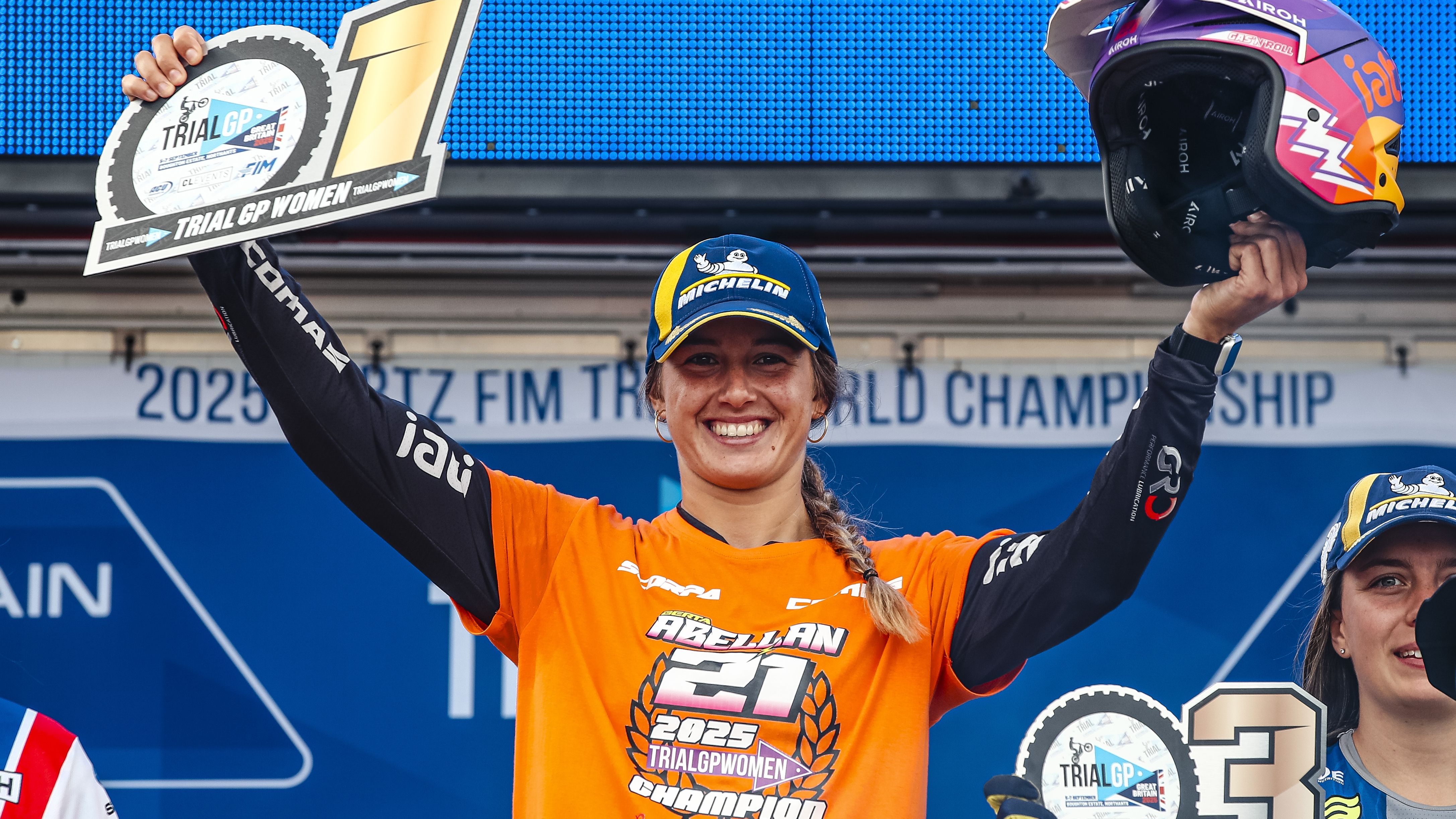 Berta Abellan es la campeona del mundo de TrialGP Women 2025 (Foto: TrialGP / Future7Media)