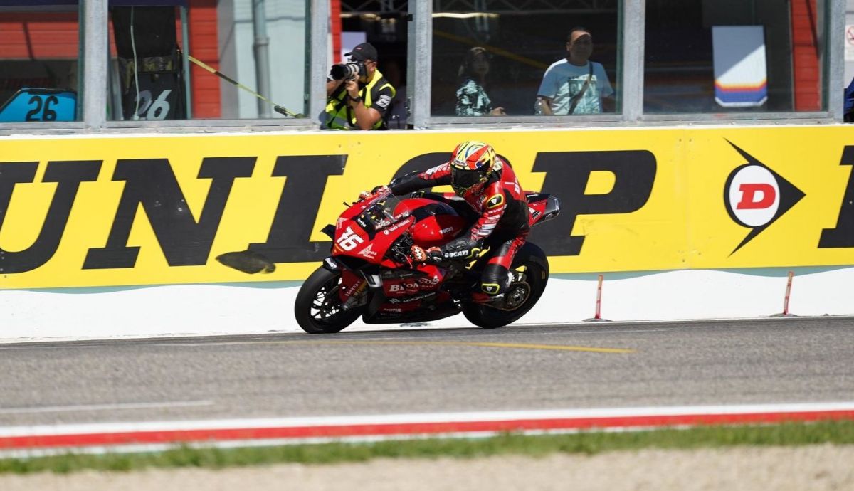 Samuele Cavalieri logró una victoria contundente en Imola