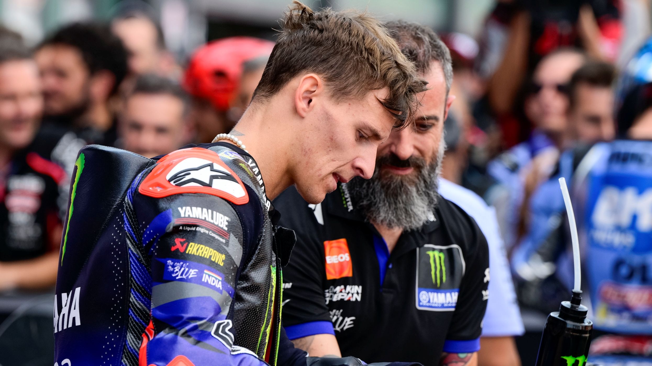 Fabio Quartararo en el GP de San Marino de MotoGP 2025