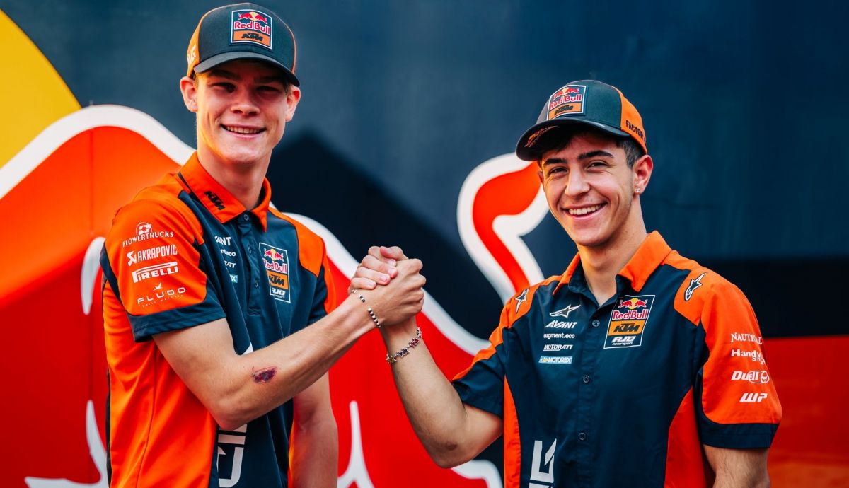 Collin Veijer y José Antonio Rueda serán la pareja del Red Bull KTM Ajo en Moto2 2026