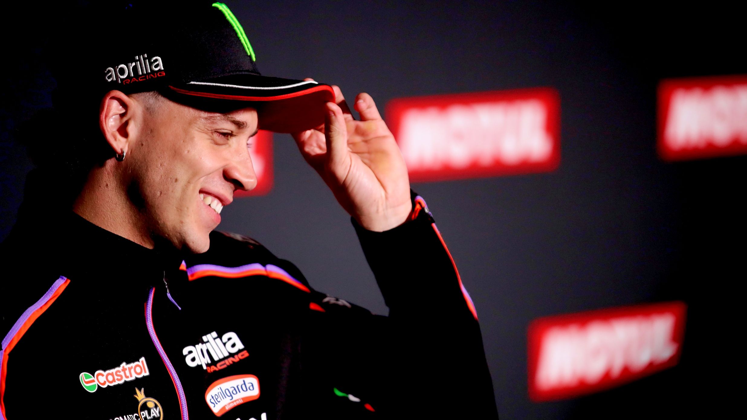 Marco Bezzecchi durante la rueda de prensa del GP de Japón de MotoGP 2025