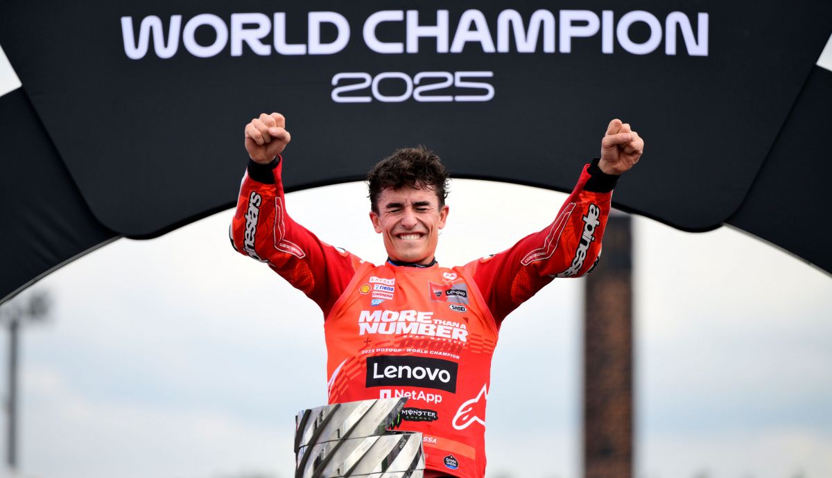 Marc Márquez se ha proclamado campeón del mundo de MotoGP 2025