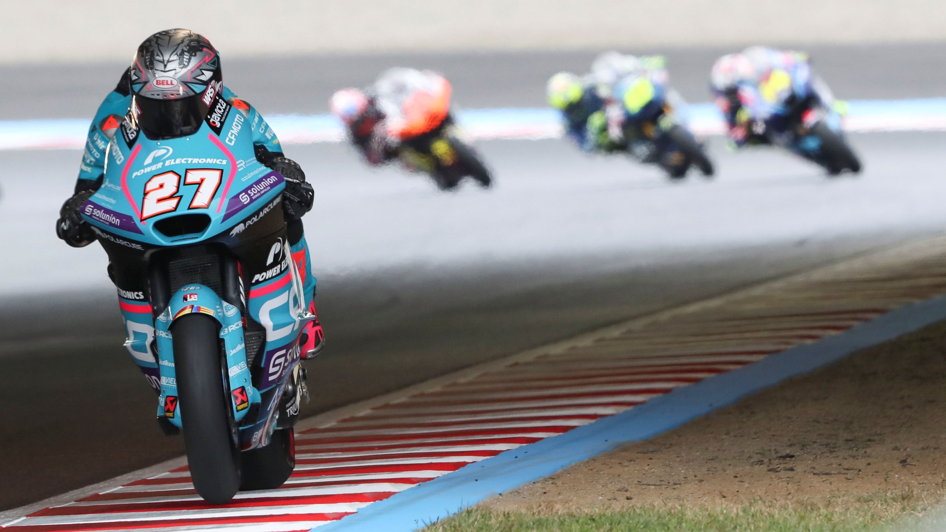 Dani Holgado se va rumbo a un triunfo incontestable, Moto2 Japón 2025