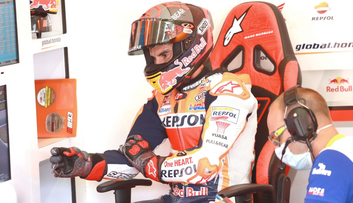 Marc Márquez en el GP de Andalucía 2020