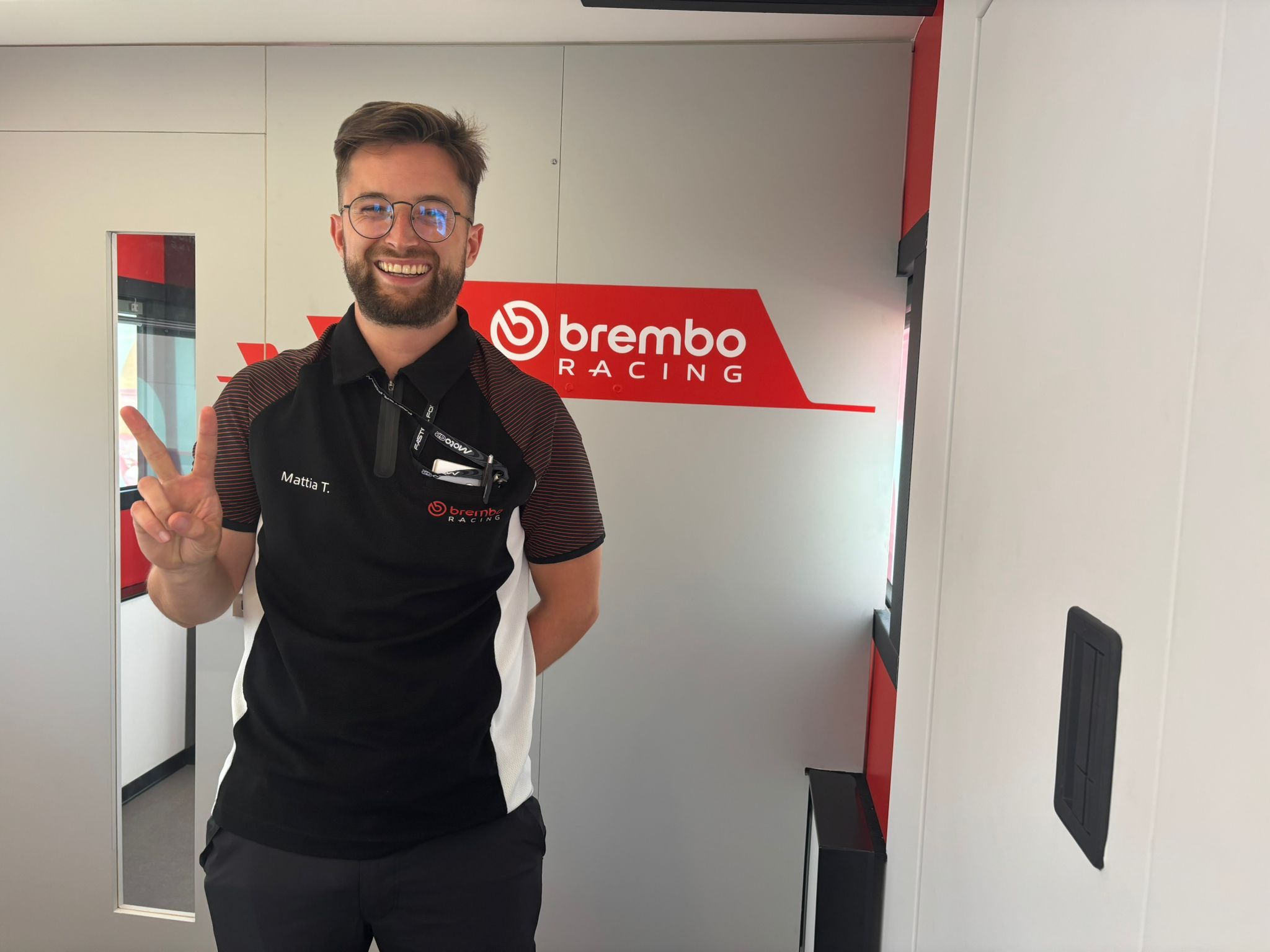 Mattia Tombolan, responsable de Brembo en MotoGP.