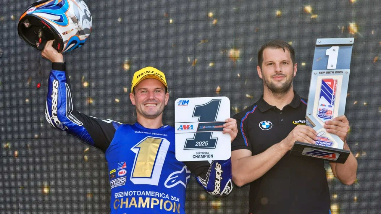Cameron Beaubier se ha proclamado campeón del MotoAmerica Superbike 2025 y ya suma seis títulos en la categoría