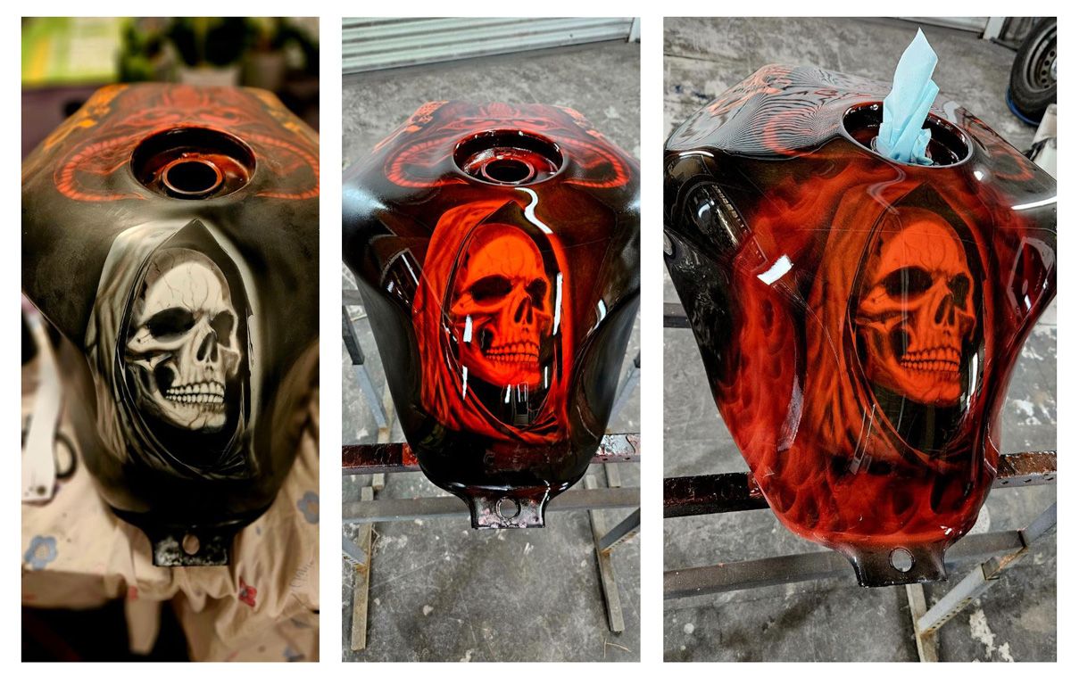 pintura aerografo pintura para moto2 web