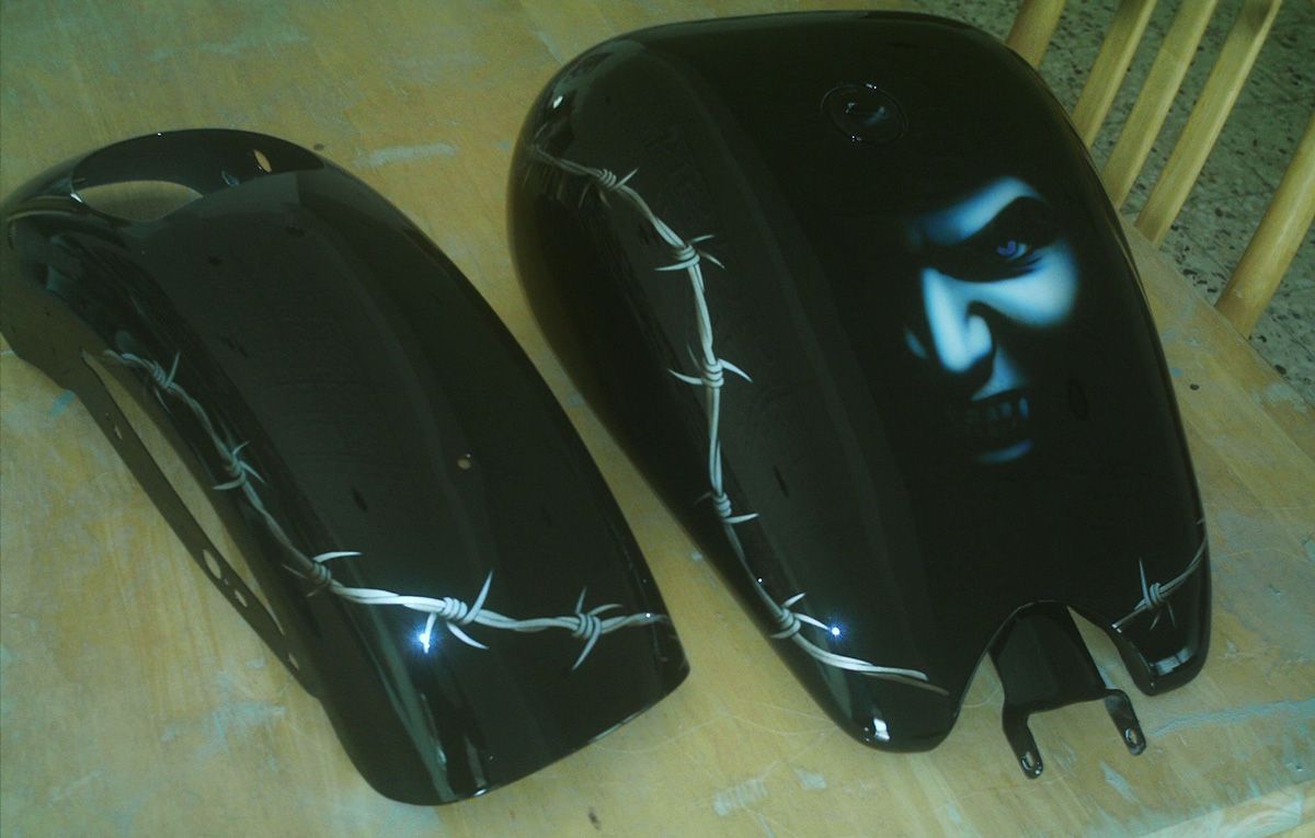 pintura aerografo pintura para moto11