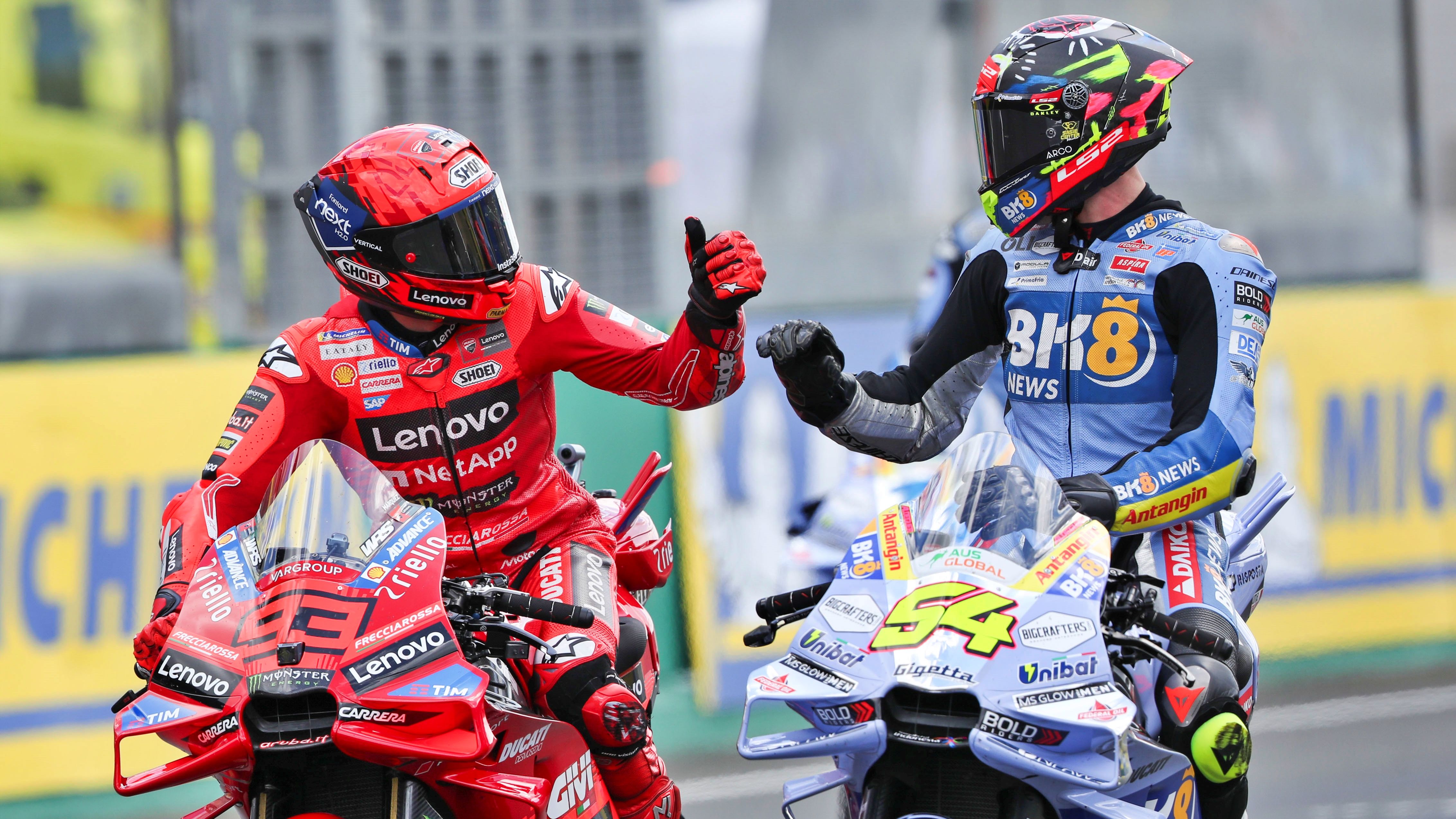 Marc Márquez y Fermín Aldeguer son los dos ganadores más jóvenes de la historia de MotoGP