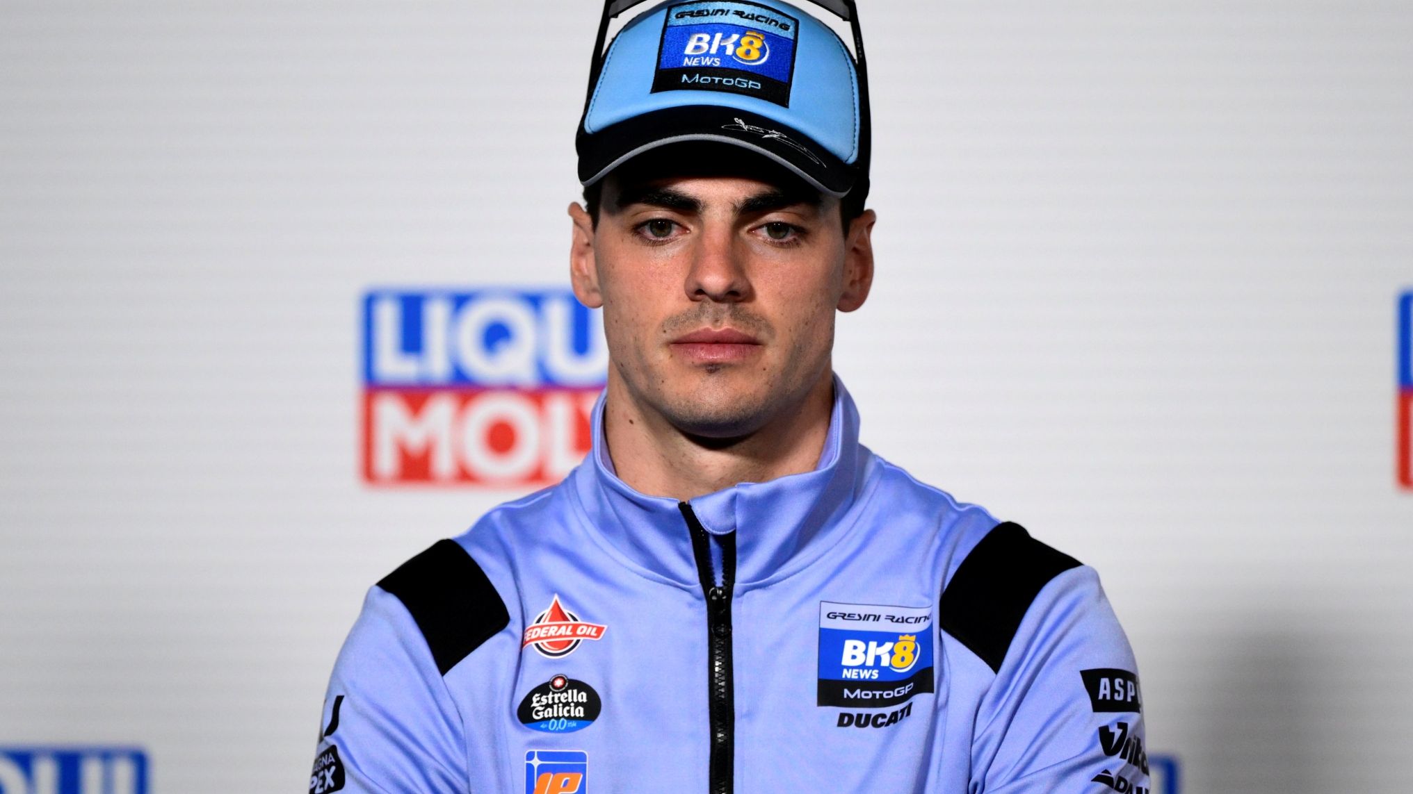 Fermín Aldeguer en la rueda de prensa previa del GP de Australia de MotoGP 2025
