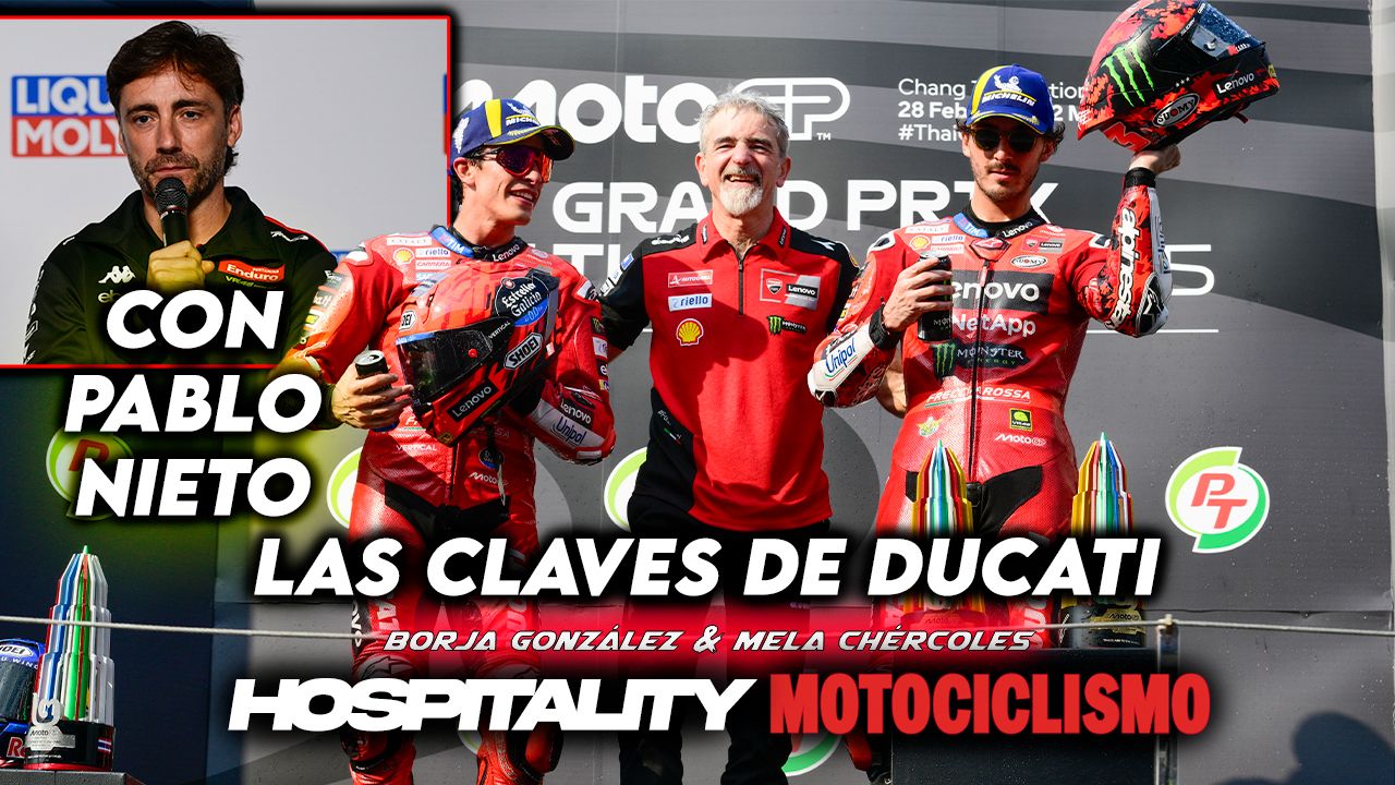 Podcast desde Phillip Island: Pablo Nieto explica las diferencias entre la Ducati GP24 y la GP25