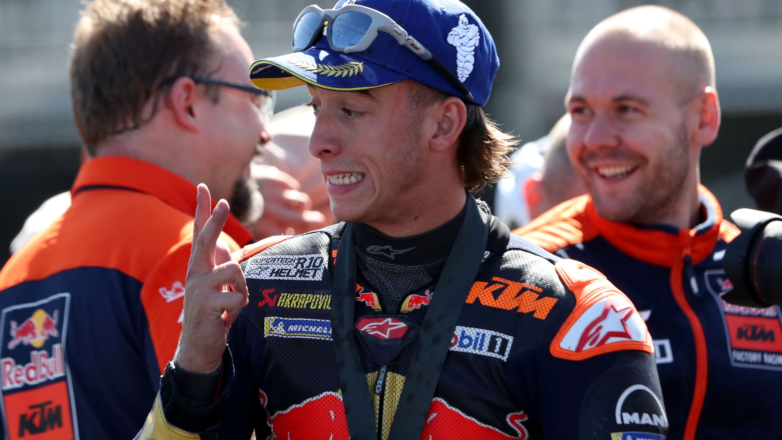 Pedro Acosta durante el GP de Australia de MotoGP 2025