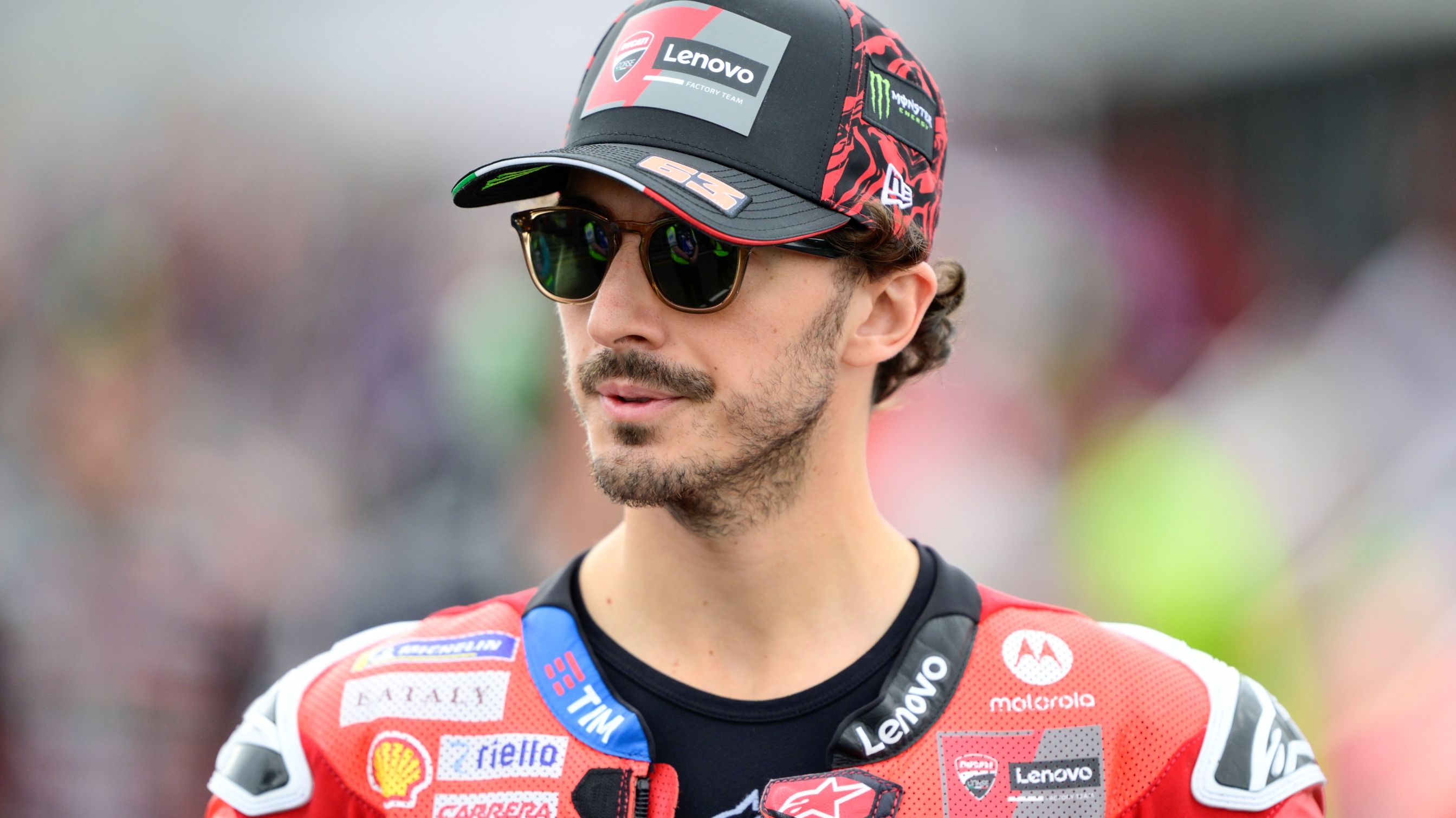 Pecco Bagnaia durante el GP de Australia de MotoGP 2025