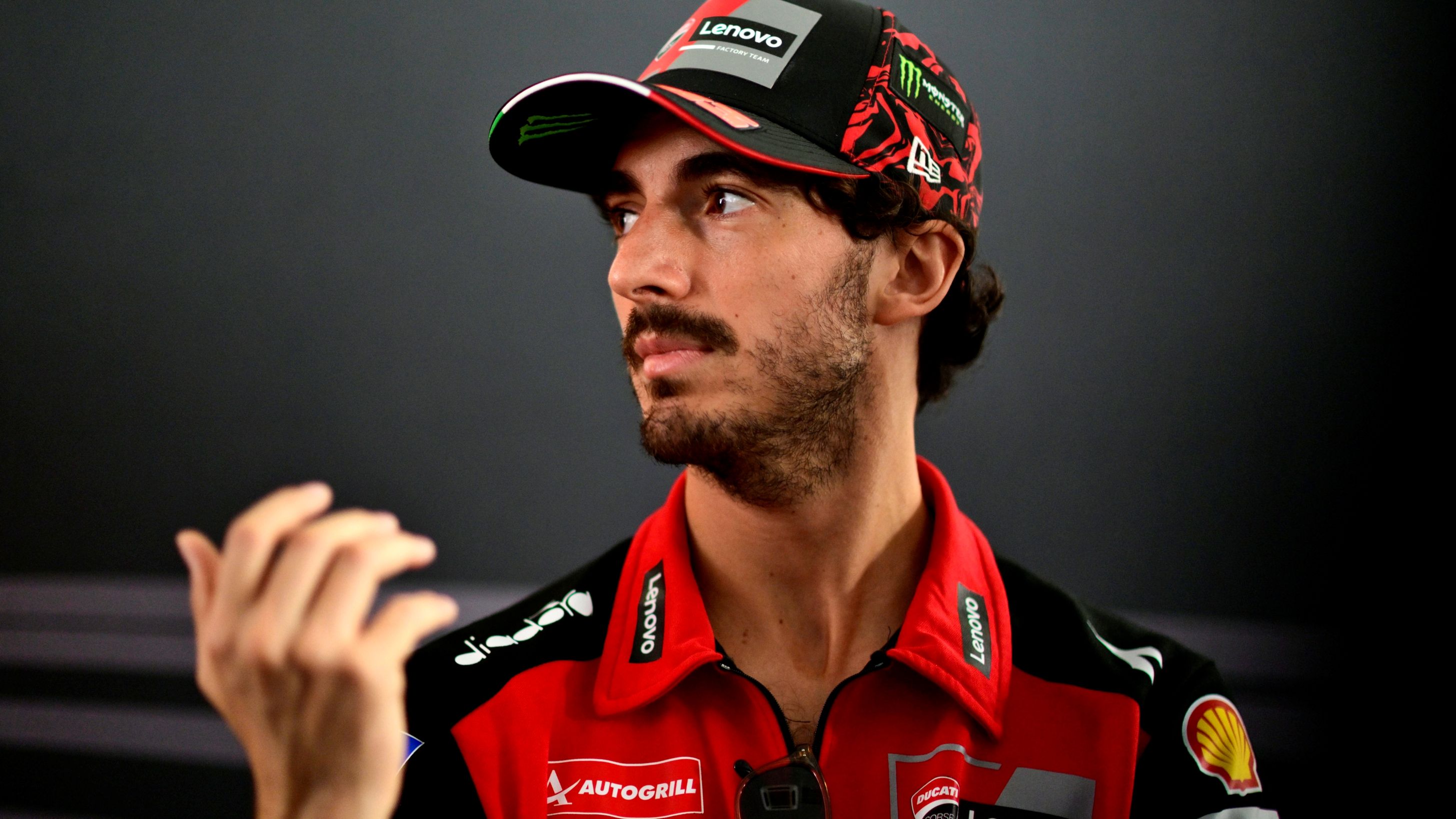 Pecco Bagnaia en la previa del GP de Malasia de MotoGP 2025