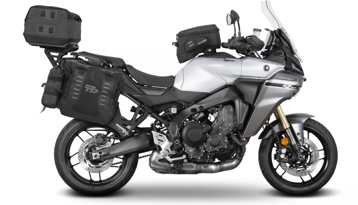 SHAD equipa a la nueva Yamaha Tracer 9 con su gama más versátil de maletas y bolsas