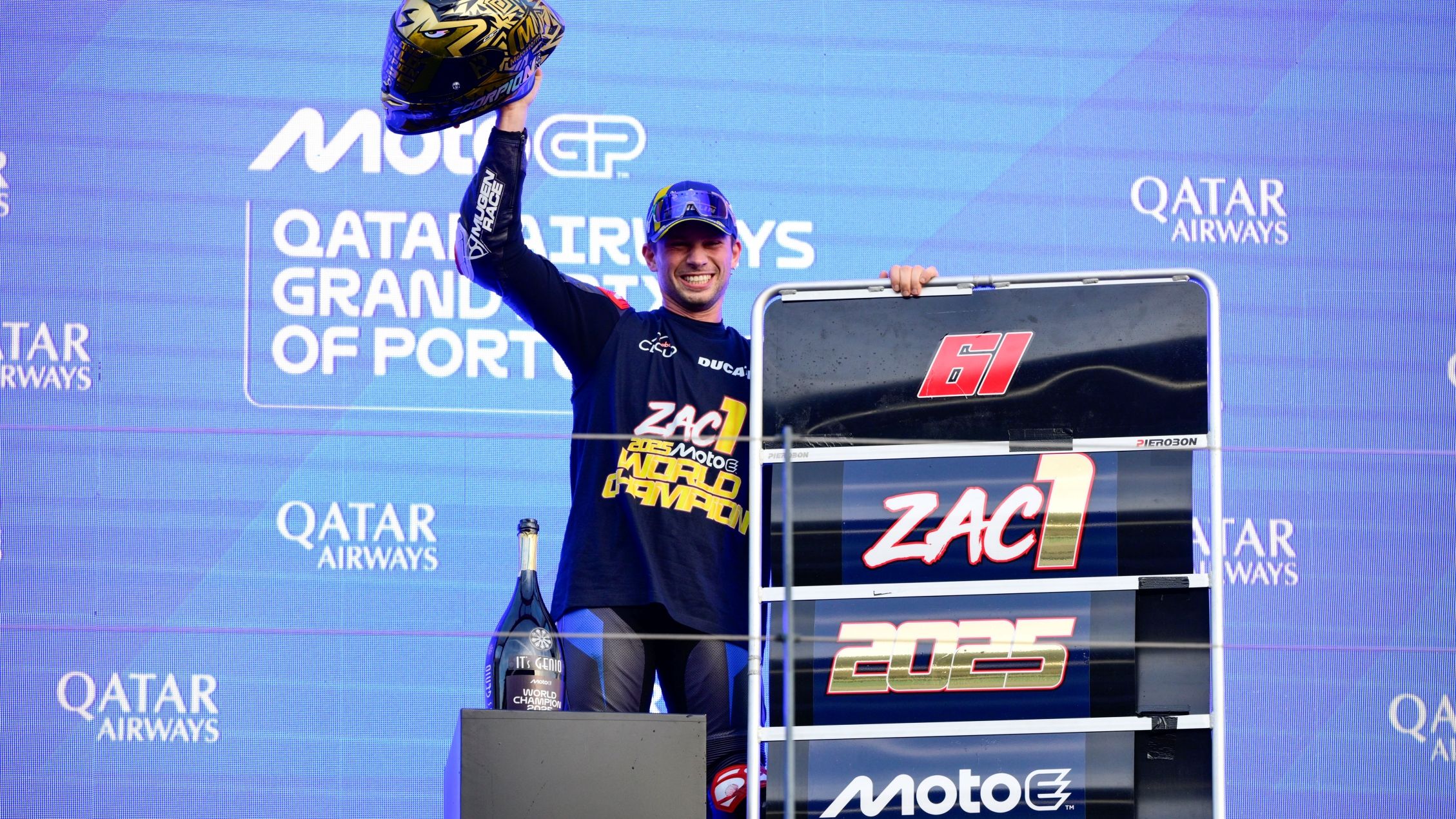 Alessandro Zaccone es el campeón del Mundial de MotoE 2025