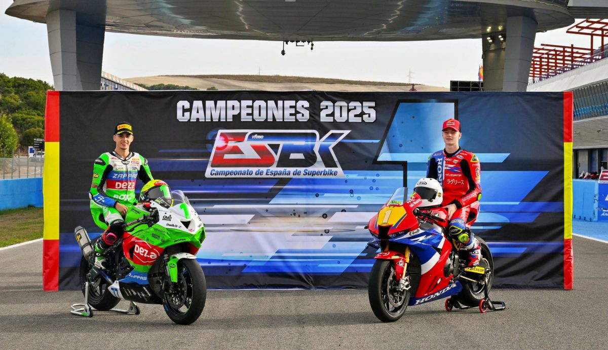 Pepe Osuna y Javier Palomera, campeones de STK600 y STK1000 en el ESBK 2025