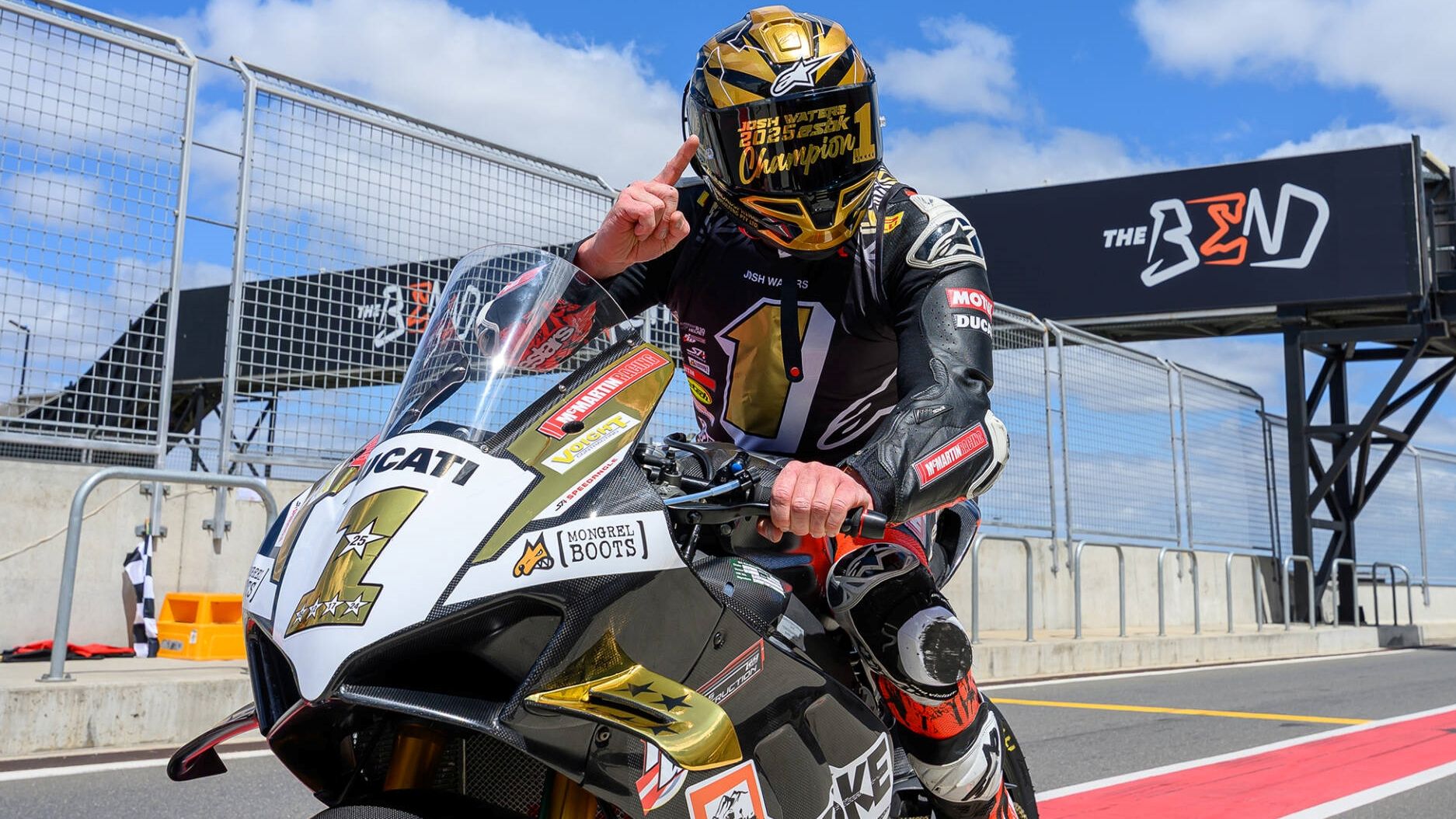 Josh Waters ha logrado su quinto título en el Australian Superbike
