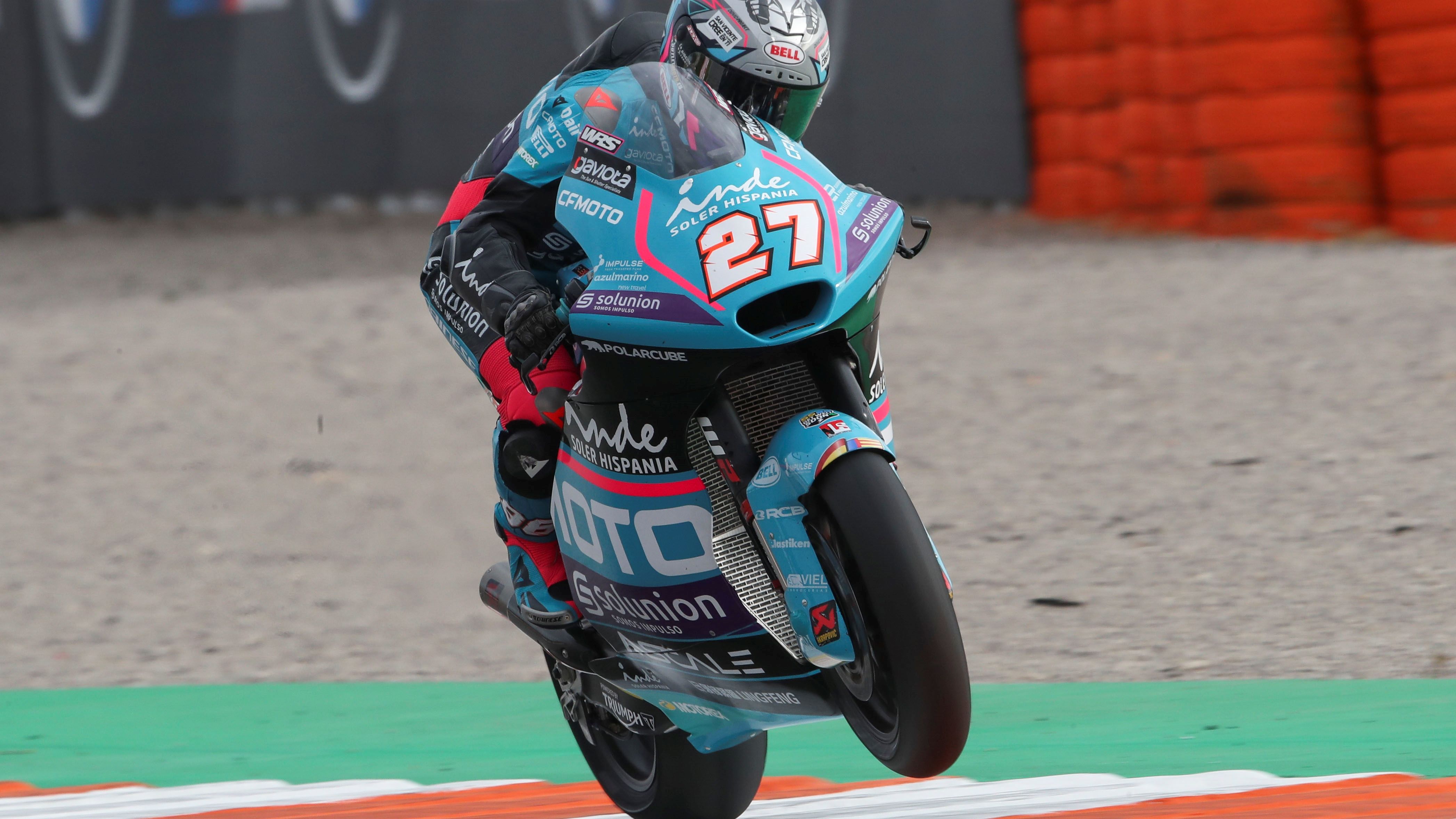 Dani Holgado ha conseguido la pole en el Ricardo Tormo