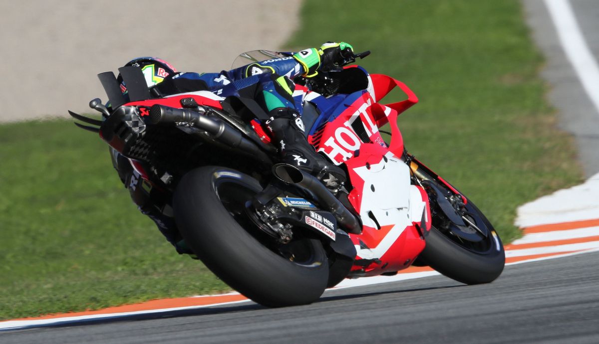 Diogo Moreira  en el test de MotoGP 2026 en Valencia