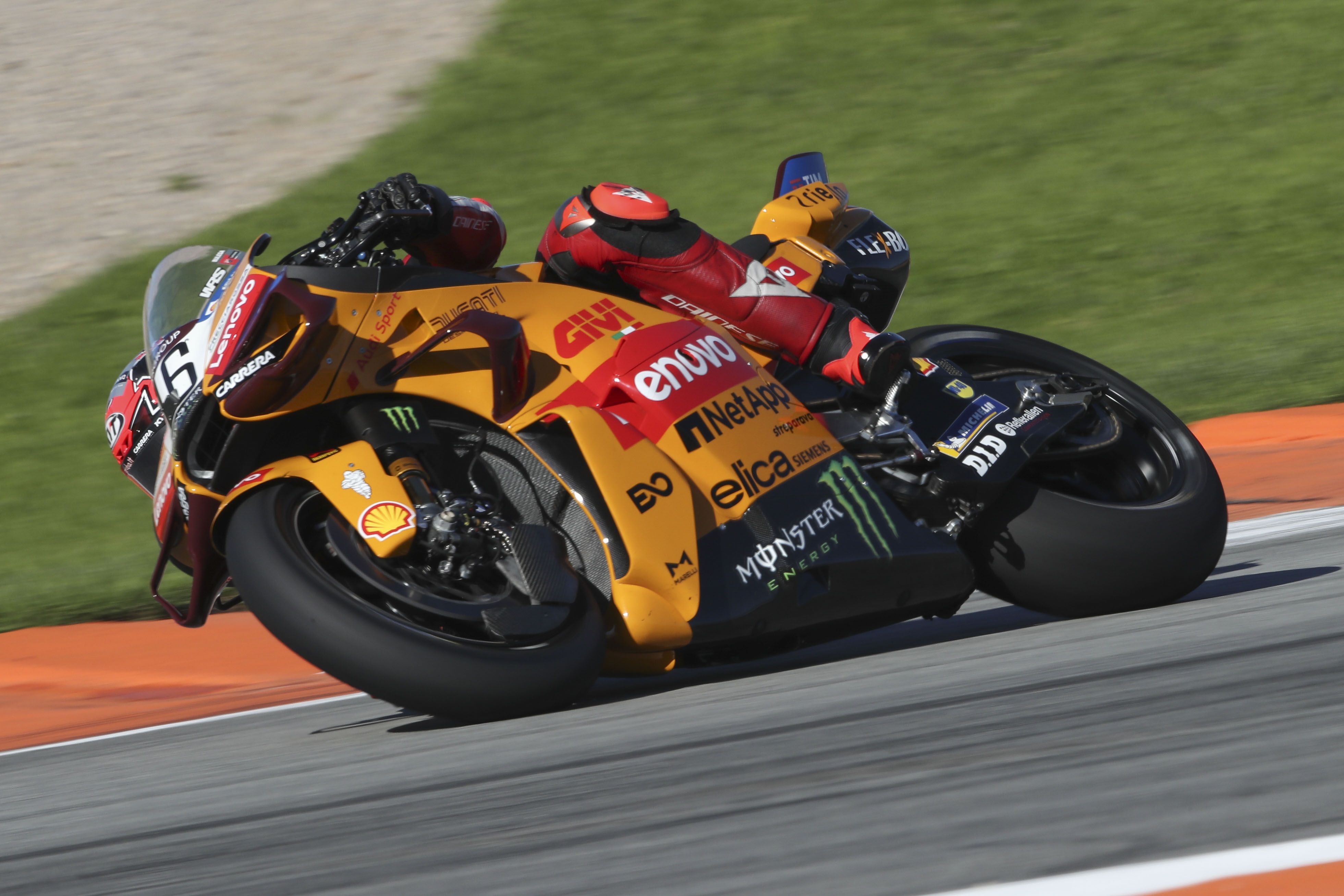 Nicolò Bulega 3, test Valencia MotoGP 2026