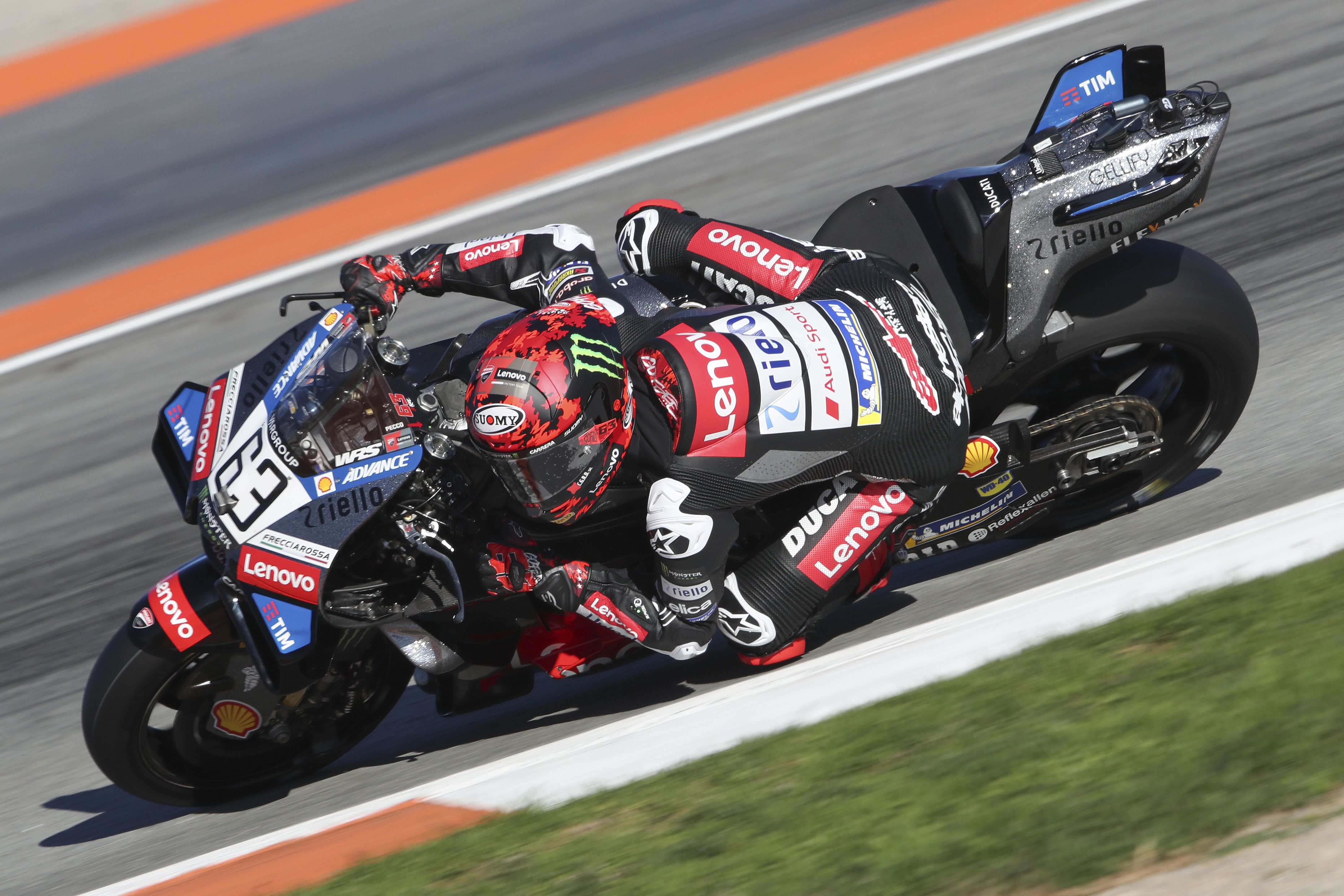 Pecco Bagnaia 4, test Valencia MotoGP 2026