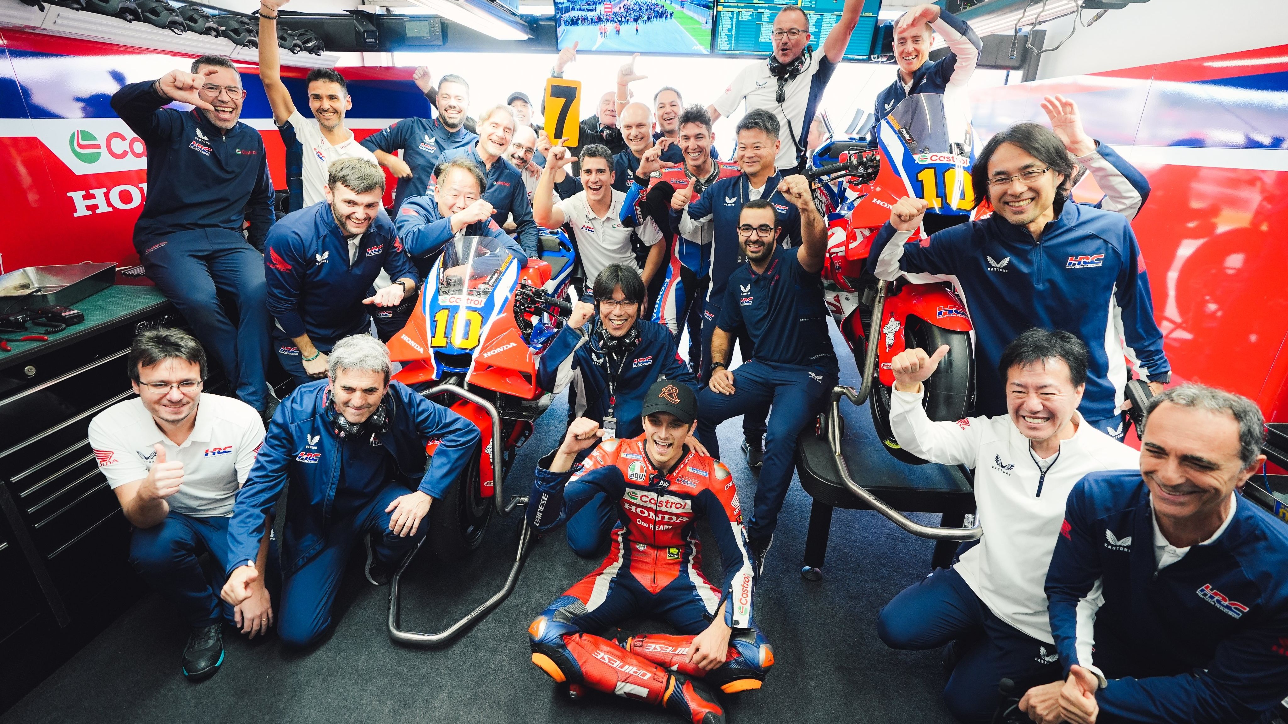 Honda HRC celebra el salto al rango de C de concesiones para MotoGP 2026