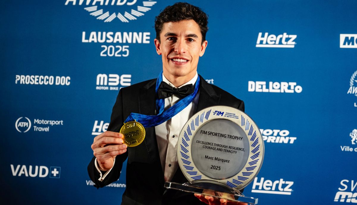 Marc Márquez en los FIM Awards 2025