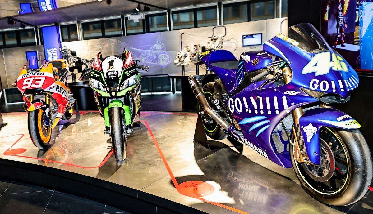 El Racing Motorcycle Museum contiene joyas modernas como las máquinas dominadoras de Marc Márquez, Jonathan Rea y Valentino Rossi