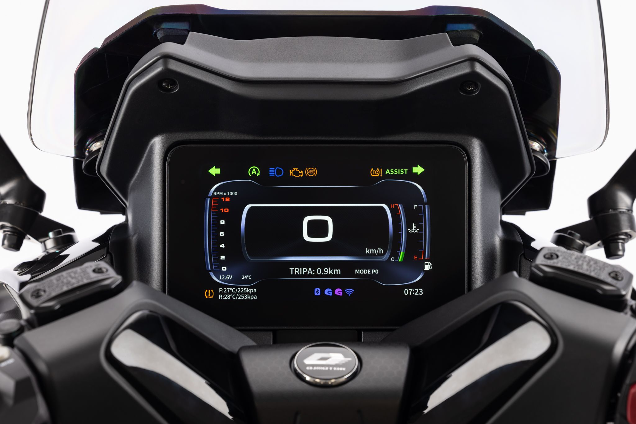 QJ Motor fort 125N detalle Dashboard (1)