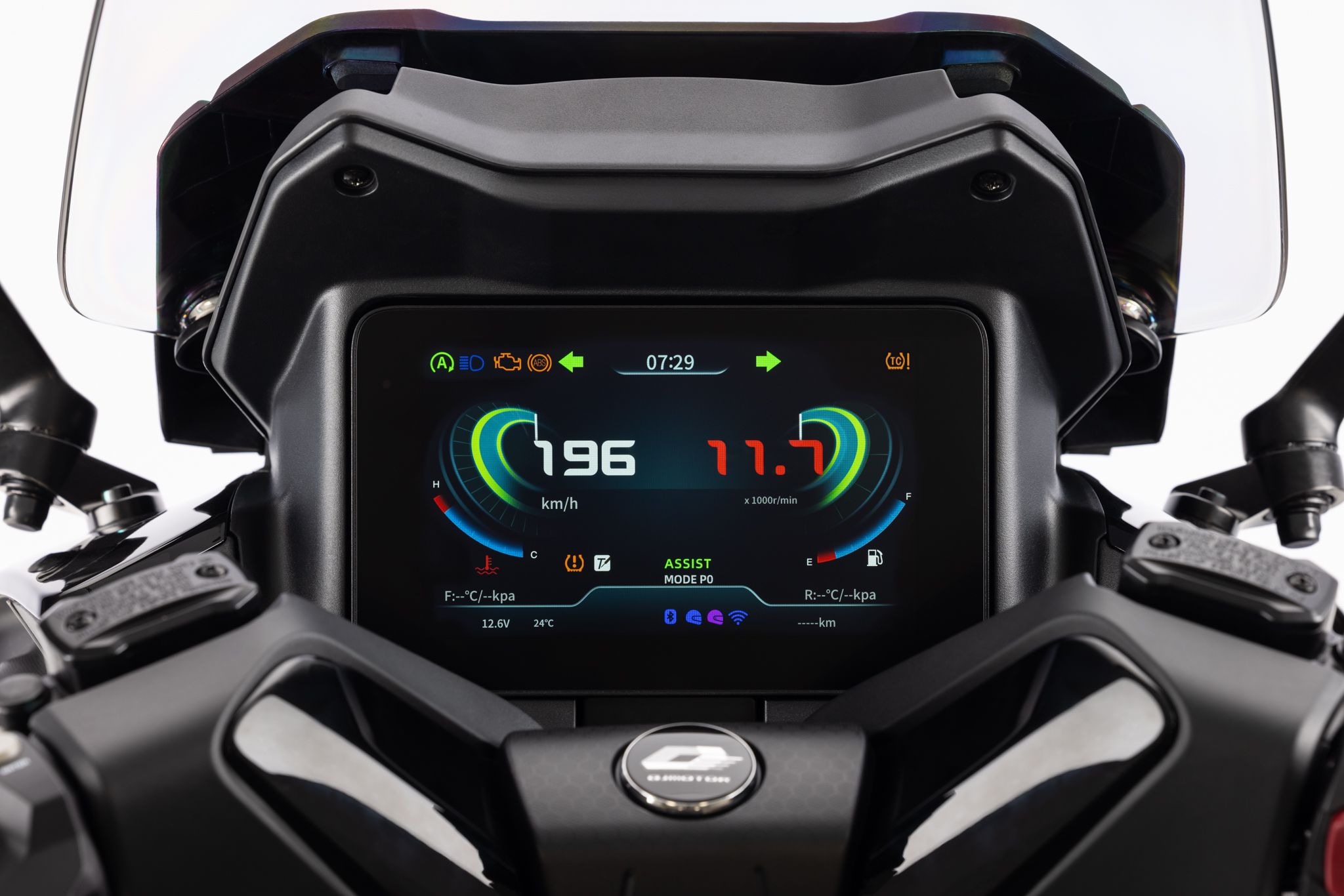 QJ Motor fort 125N detalle Dashboard (2)