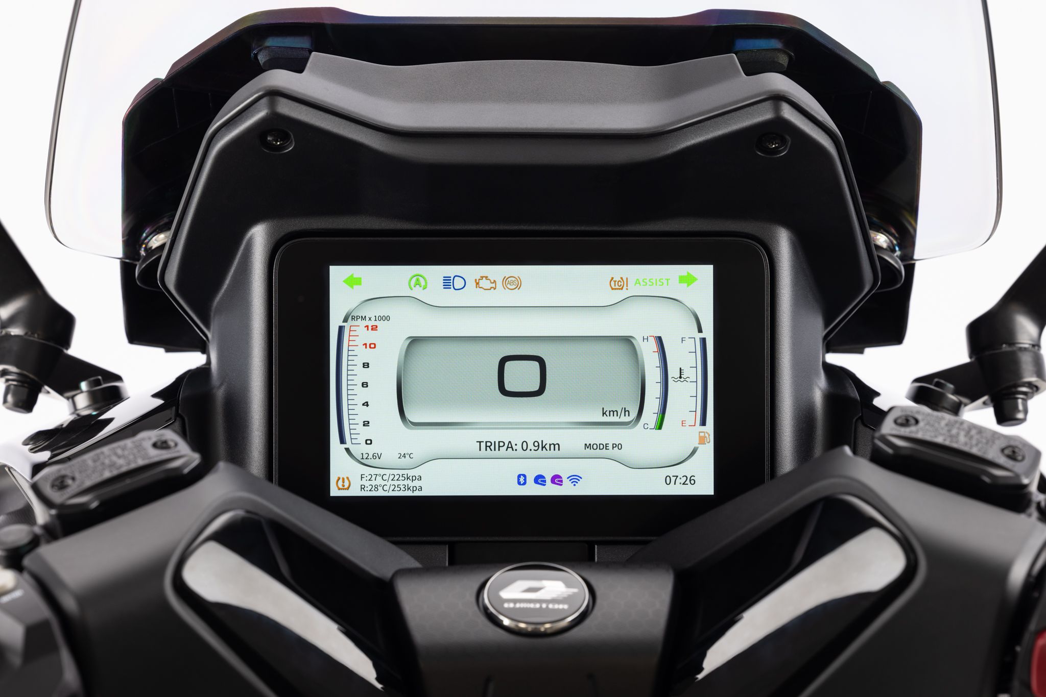 QJ Motor fort 125N detalle Dashboard (3)