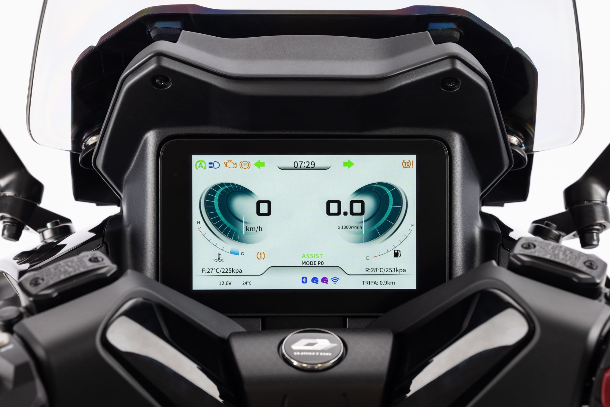 QJ Motor fort 125N detalle Dashboard (4)