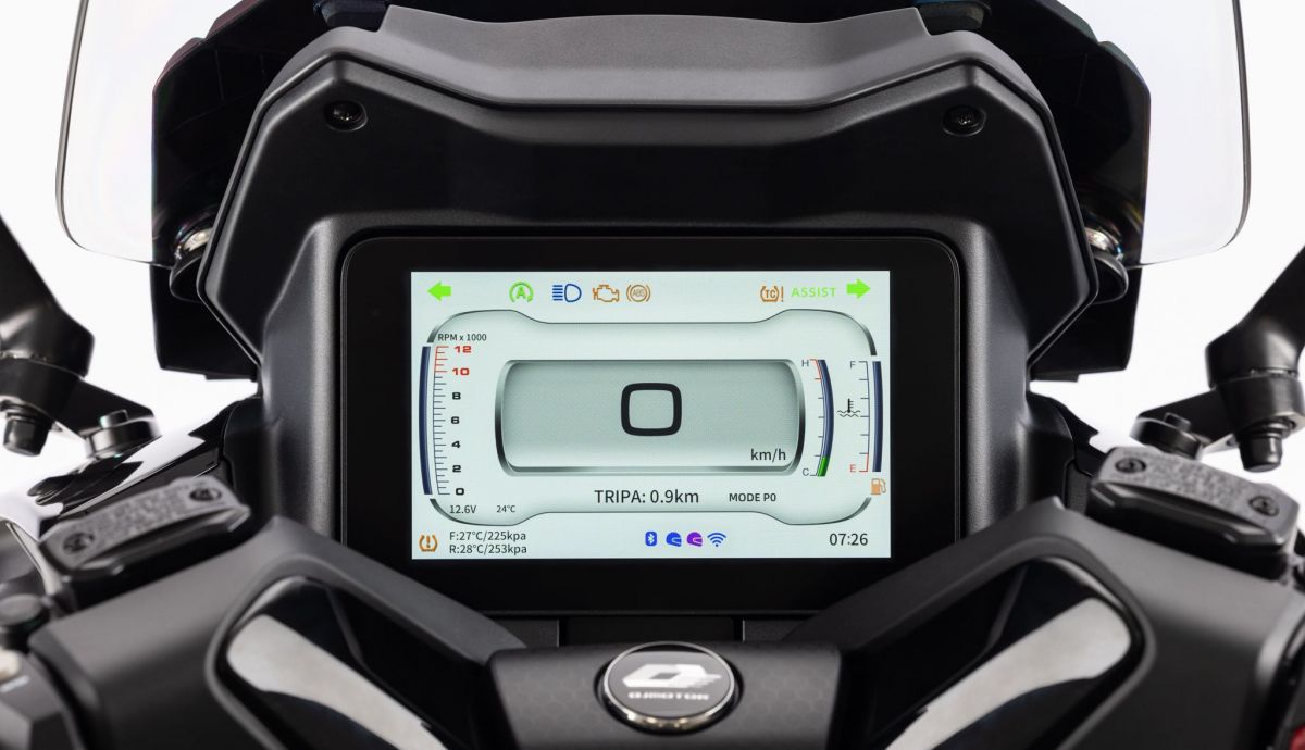 QJ Motor fort 125N detalle Dashboard (3)