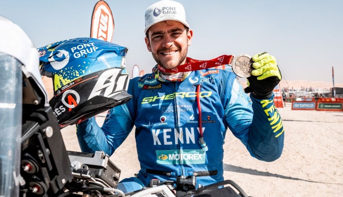 Lorenzo Santolino en el Dakar 2025