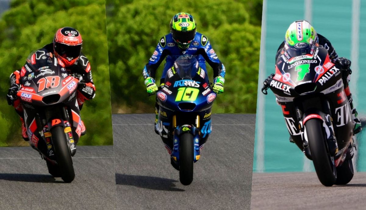 Manu González, Diogo Moreira y Barry Baltus han copado el top 3 de Moto2 2025 para Kalex