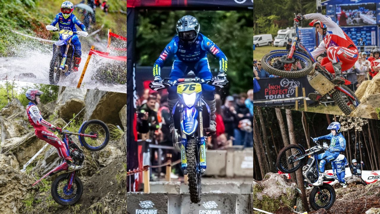 Antoine Magain, Hamish MacDonald y Ryon Land con Sherco; y Harry Hemingway y Andrea Sofia Rabino con Beta