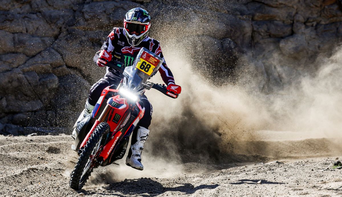 Tosha Schareina es la gran baza de Honda en el Dakar 2026
